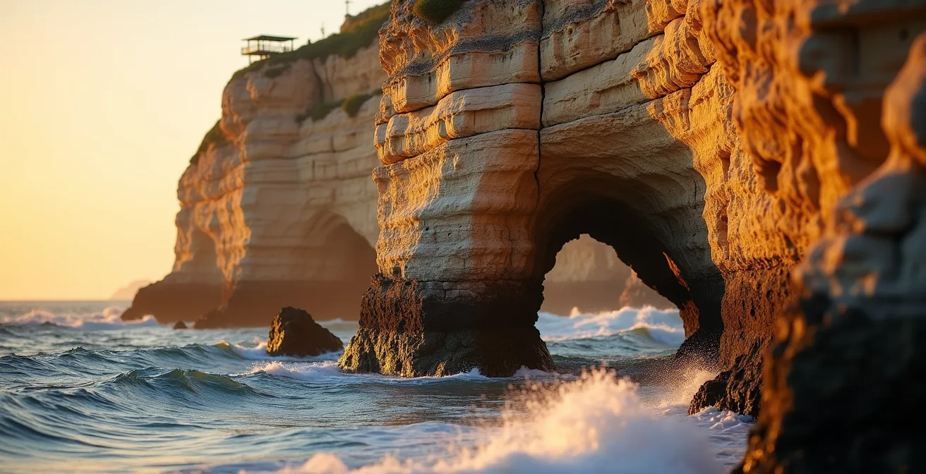 Percé Rock detail isolated with telephoto lens excluding tourist platforms